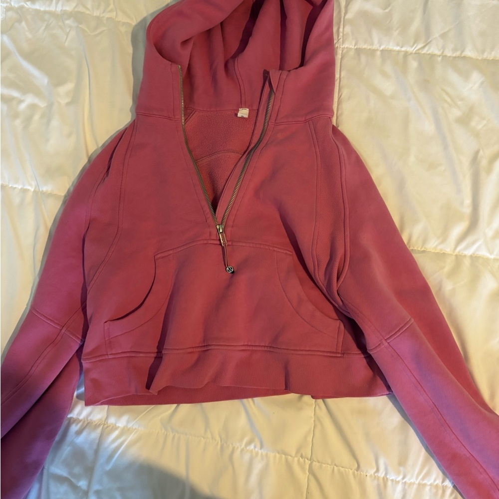 lululemon athletica Rose Pink Half-Zip Hoodie